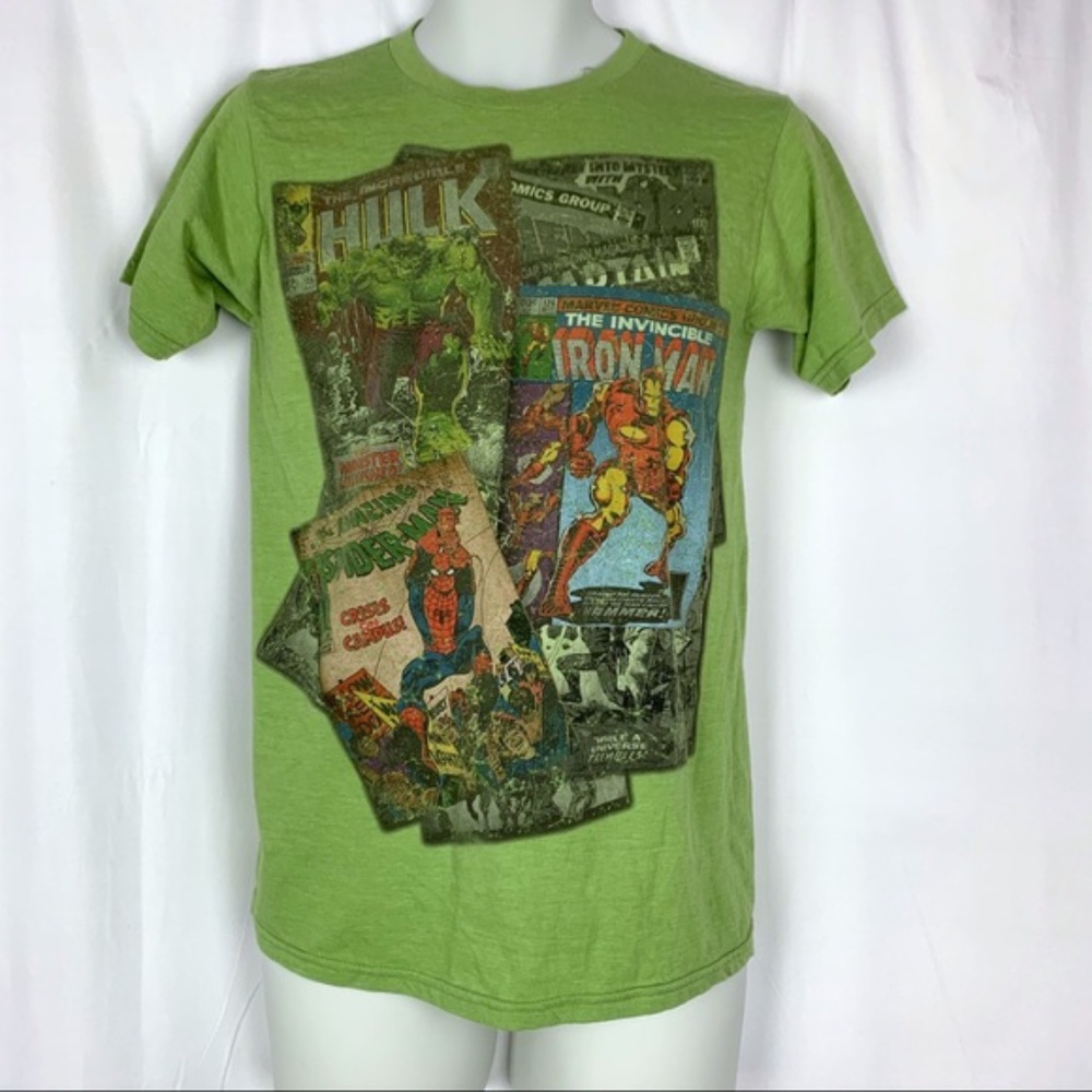 Marvel super heroes comic book t-shirt, men's SM